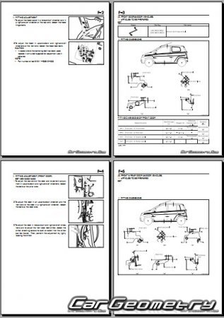 Daihatsu Cuore & Charade (L251) 2003-2007 Collision Repair Manual
