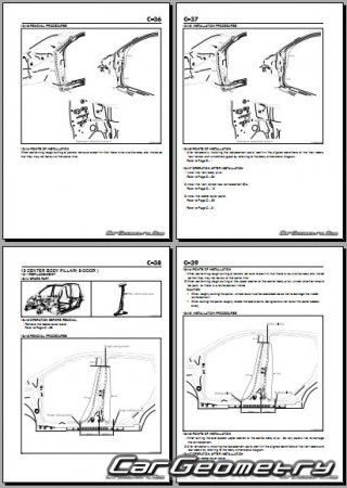Daihatsu Cuore & Charade (L251) 2003-2007 Collision Repair Manual