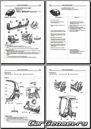 Daihatsu Cuore & Charade (L276) 2007-2013 Body Repair Manual