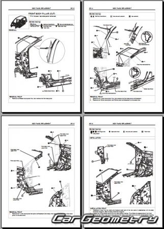 Daihatsu Cuore & Charade (L276) 2007-2013 Body Repair Manual