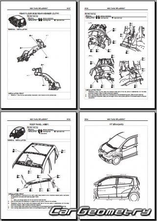 Daihatsu Cuore & Charade (L276) 2007-2013 Body Repair Manual