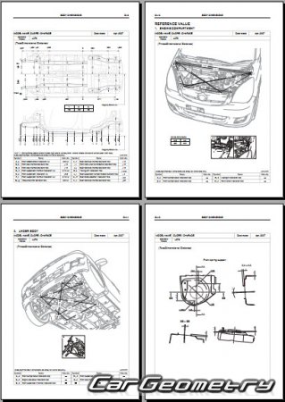 Daihatsu Cuore & Charade (L276) 2007-2013 Body Repair Manual