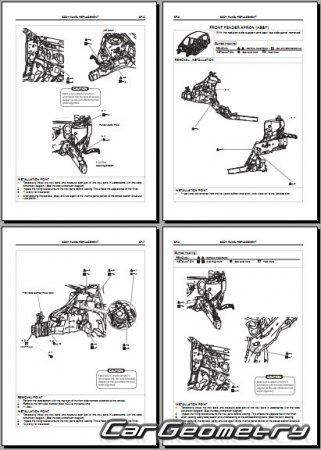 Daihatsu Cuore & Charade (L276) 2007-2013 Body Repair Manual