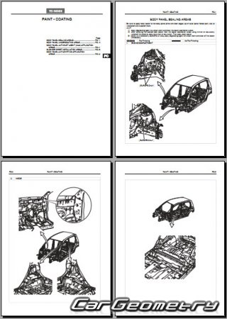 Daihatsu Cuore & Charade (L276) 2007-2013 Body Repair Manual