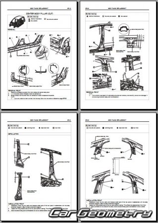 Daihatsu Cuore & Charade (L276) 2007-2013 Body Repair Manual