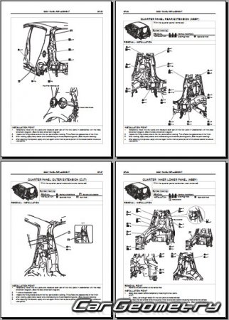 Daihatsu Cuore & Charade (L276) 2007-2013 Body Repair Manual