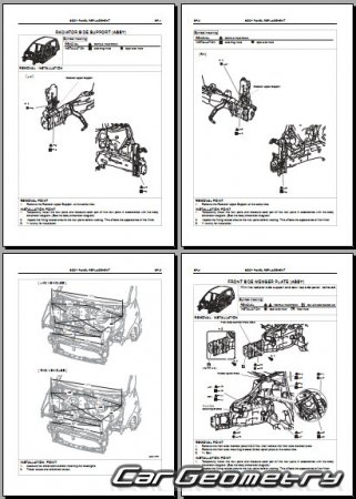 Daihatsu Cuore & Charade (L276) 2007-2013 Body Repair Manual