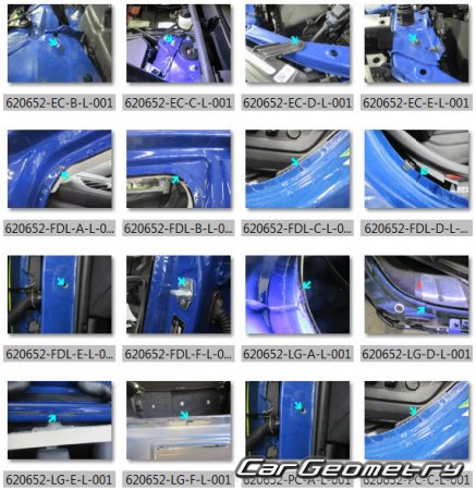 Lexus NX250, NX350, NX350h 2021-2027 Collision Repair Manual