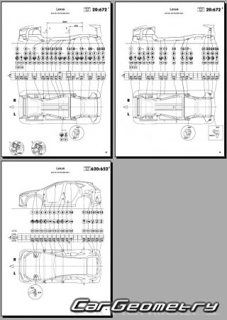 Lexus NX250, NX350, NX350h 2021-2027 Collision Repair Manual
