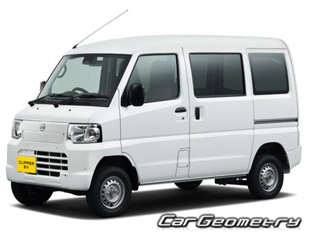 Кузовные размеры Nissan Clipper EV (U79V) 2024-2030, Размеры кузова Nissan Clipper EV (U79V) 2024-2030 Кузовные размеры Nissan Clipper EV (U79V) 2024-2030, Размеры кузова Nissan Clipper EV (U79V) 2024-2030