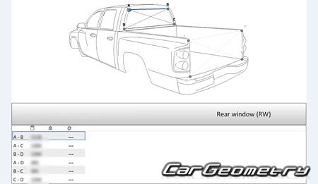 Mitsubishi Triton (LC2T) 2024-2030 (RH Japanese market) Body dimensions