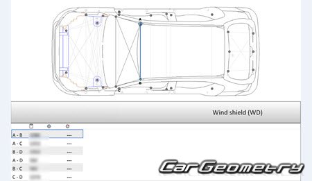 Honda WR-V (DG5) 2023-2028 (RH Japanese market) Body dimensions