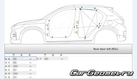 Honda WR-V (DG5) 2023-2028 (RH Japanese market) Body dimensions
