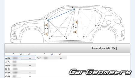 Honda WR-V (DG5) 2023-2028 (RH Japanese market) Body dimensions