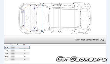 Honda WR-V (DG5) 2023-2028 (RH Japanese market) Body dimensions
