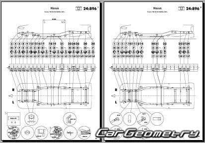 Размеры кузова Maxus T90 EV 2023-2027 Body dimensions Размеры кузова Maxus T90 EV 2023-2027 Body dimensions