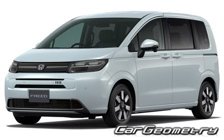 Кузовные размеры Honda Freed (GT1 GT2 GT3 GT4) с 2024, Размеры кузова Хонда Фрид Кузовные размеры Honda Freed (GT1 GT2 GT3 GT4) с 2024, Размеры кузова Хонда Фрид