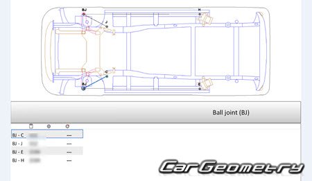 Honda Freed (GT1 GT2 GT3 GT4)  2024 (RH Japanese market) Body dimensions