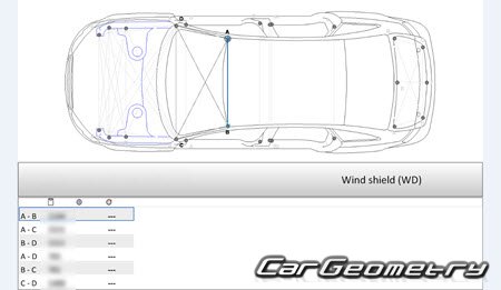 Контрольные размеры кузова Ауди А4 Седан (B9,8W) 2016–2023 Body Repair Manuals Контрольные размеры кузова Ауди А4 Седан (B9,8W) 2016–2023 Body Repair Manuals