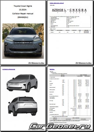 Toyota Crown Signia (AZSH38) 2025-2030 Collision Repair Manual