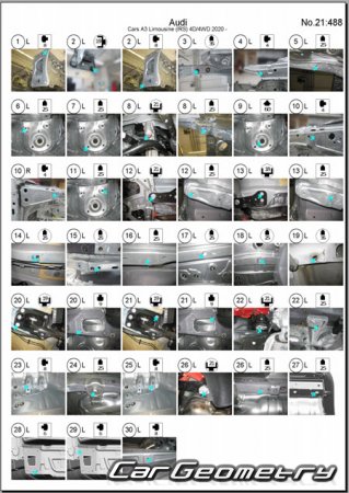 Audi A3 (8Y) Sedan 20202027 Body Repair Manuals