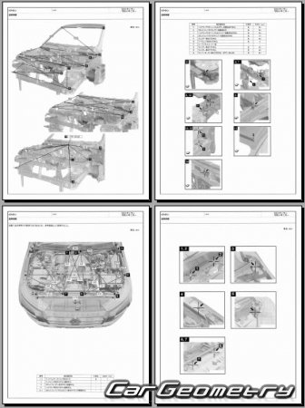 Mitsubishi Triton (LC2T) 2024-2030 (RH Japanese market) Body dimensions