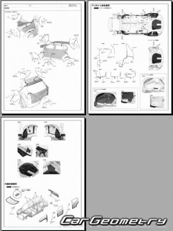 Honda WR-V (DG5) 2023-2028 (RH Japanese market) Body dimensions
