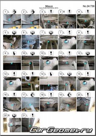   Maxus EV80 2019-2026 Body dimensions