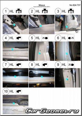   Maxus EV80 2019-2026 Body dimensions
