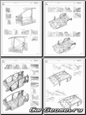 Honda Freed (GT1 GT2 GT3 GT4)  2024 (RH Japanese market) Body dimensions