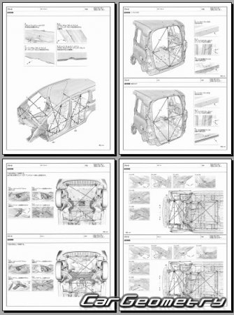 Honda Freed (GT1 GT2 GT3 GT4)  2024 (RH Japanese market) Body dimensions