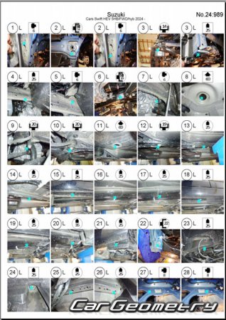 Suzuki Swift 2024-2031 (RH Japanese market) Body dimensions