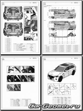 Mazda CX-80 (KL) 2024-2030 (RH Japanese market) Body dimensions