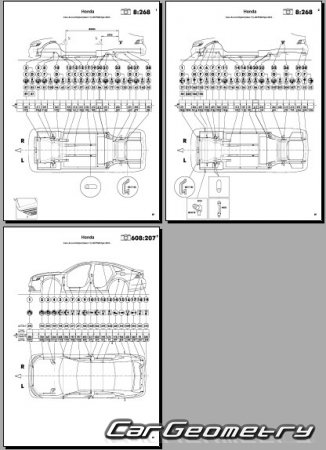 Honda Accord e:HEV (CY2) 2024-2029 (RH Japanese market) Body dimensions