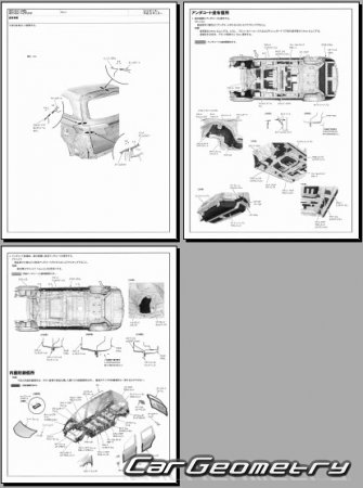 Honda Odyssey e:Hev (RC4 RC5) 2020-2025 (RH Japanese market) Body dimensions