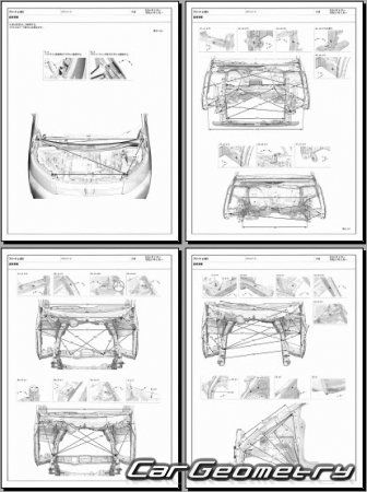 Honda Freed e:Hev (GT5 GT6 GT7 GT8)  2024 (RH Japanese market) Body dimensions