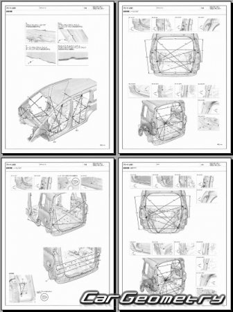 Honda Freed e:Hev (GT5 GT6 GT7 GT8)  2024 (RH Japanese market) Body dimensions