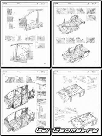 Honda Freed e:Hev (GT5 GT6 GT7 GT8)  2024 (RH Japanese market) Body dimensions