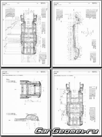 Honda Freed e:Hev (GT5 GT6 GT7 GT8)  2024 (RH Japanese market) Body dimensions