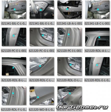 ����������� ������� ������ ���� �4 ����� (B9,8W) 2016�2023  Body Repair Manuals