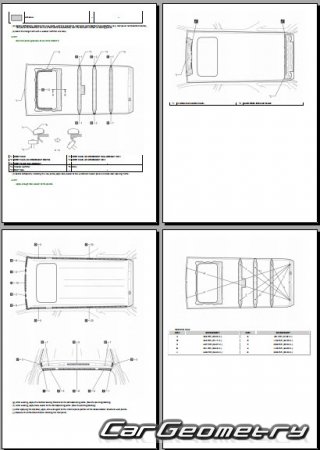 Toyota 4Runner & 4Runner HV  2025 Collision shop manual