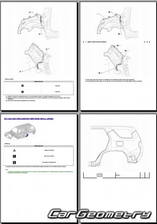 Toyota 4Runner & 4Runner HV  2025 Collision shop manual