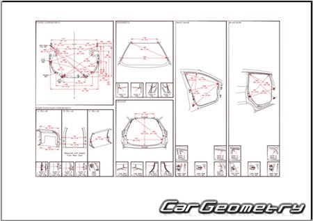   Subaru Forester (SL) 2025-2030 Body dimensions