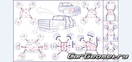 Кузовные размеры Ford F-150 Lightning 2022-2028 Body dimensions Кузовные размеры Ford F-150 Lightning 2022-2028 Body dimensions