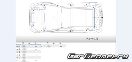 Honda Jazz / Fit (GR) с 2020 Body dimensions Honda Jazz / Fit (GR) с 2020 Body dimensions