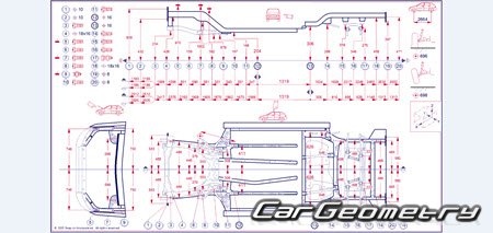 Размеры кузова Nissan Kicks (P16) 2024-2028 Body Repair Manual Размеры кузова Nissan Kicks (P16) 2024-2028 Body Repair Manual