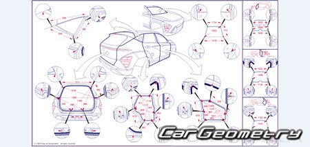Кузовные размеры Hyundai Kona (SX2) 2023-2029 Кузовные размеры Hyundai Kona (SX2) 2023-2029