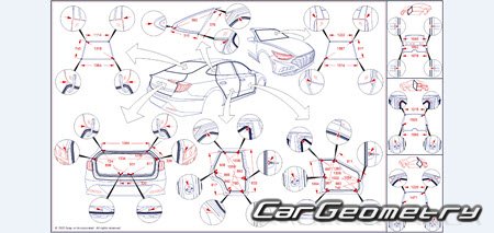Размеры кузова Hyundai Sonata (DN8) 2024-2026 Body Repair Manual Размеры кузова Hyundai Sonata (DN8) 2024-2026 Body Repair Manual