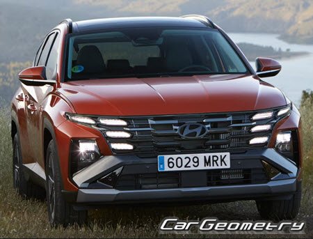 Кузовные размеры Hyundai Tuscon HEV (NX4e) 2021-2027, Размеры кузова Хендай Туксан гибрид Кузовные размеры Hyundai Tuscon HEV (NX4e) 2021-2027, Размеры кузова Хендай Туксан гибрид