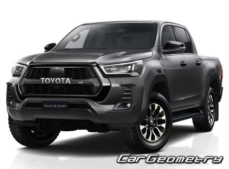 �������� ������� TToyota Hilux 2020-2025, ��������� ������ ������ �������, ����������� ������� ������ ������ ������